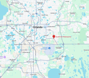 SouthTown Watersports Orlando Map